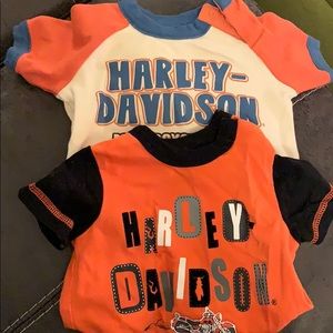 2 Harley Davidson onesies